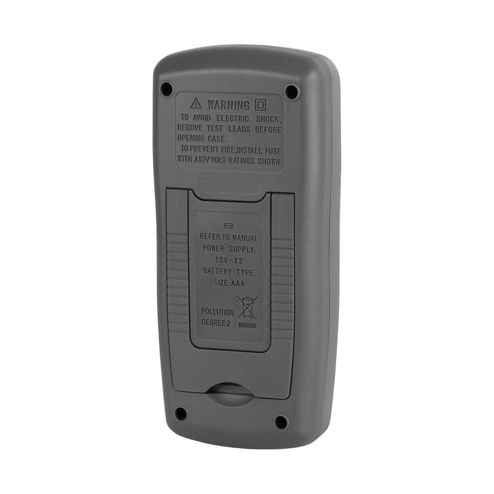The Rebel Tools RB-30D universal meter includes test leads