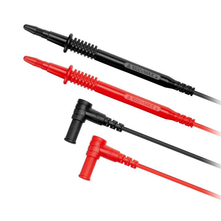 The Rebel Tools RB-30D universal meter includes test leads