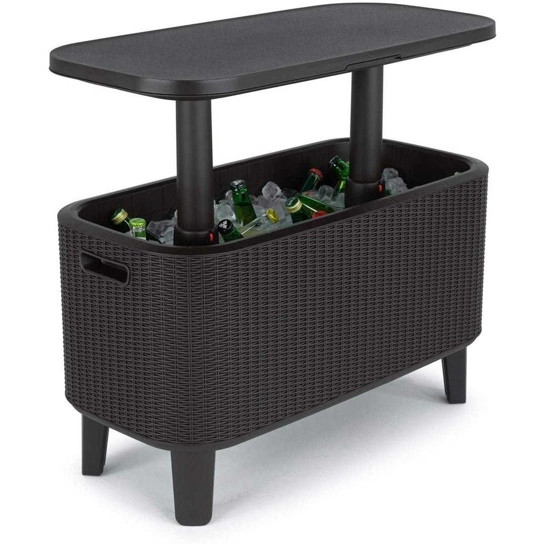 Keter garden bar 2in1 table, bar with a cooling container Bevy Cool Bar Rattan