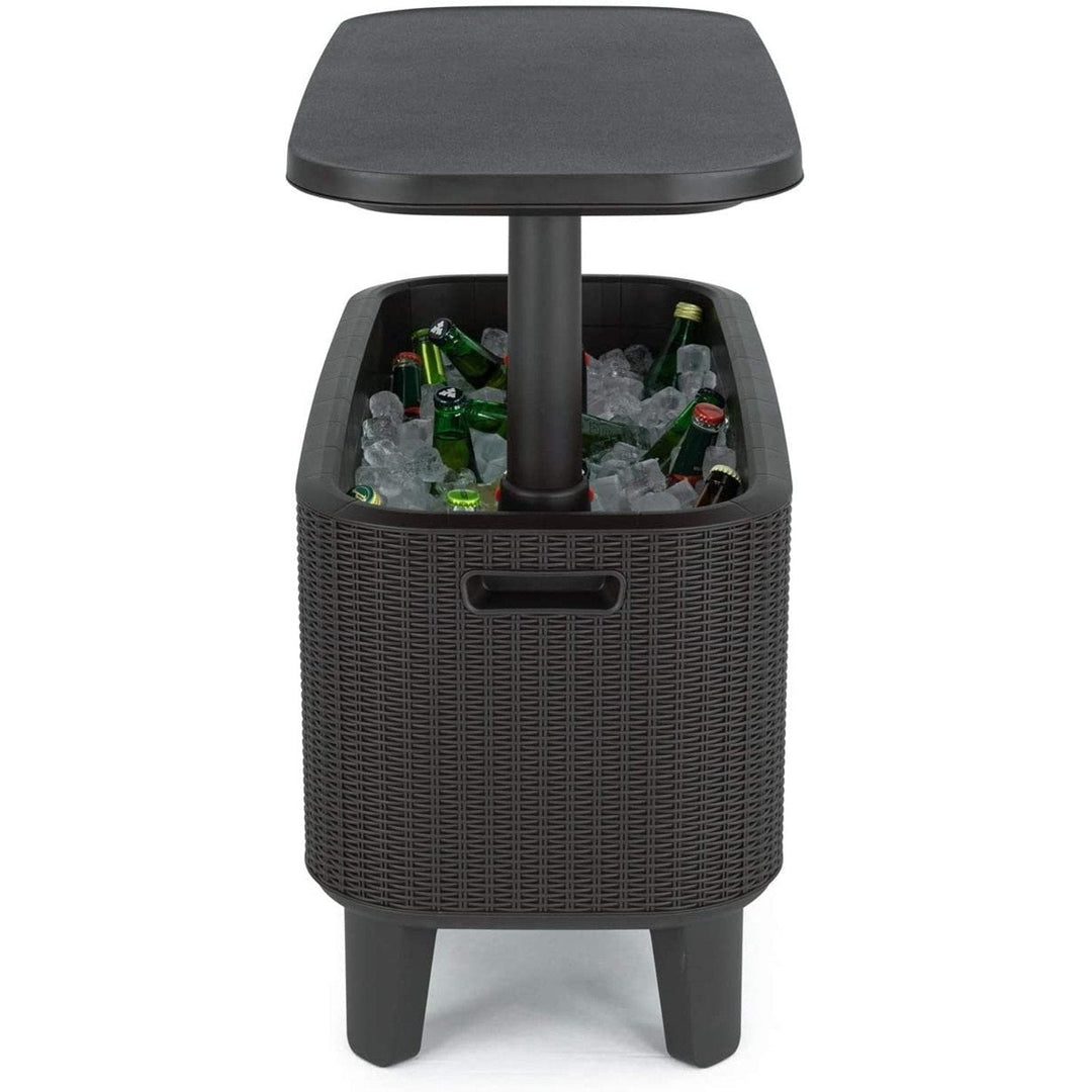Keter garden bar 2in1 table, bar with a cooling container Bevy Cool Bar Rattan