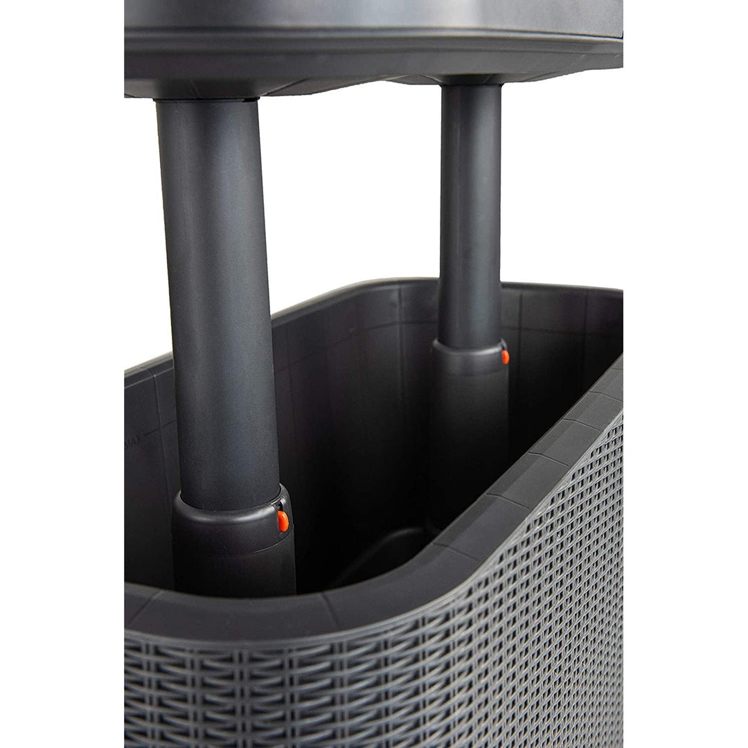 Keter garden bar 2in1 table, bar with a cooling container Bevy Cool Bar Rattan