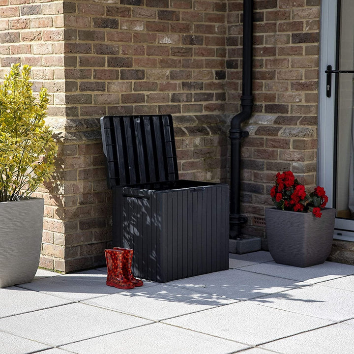 Keter garden box resistant to low temperatures and UV radiation. City Storage Box 113L