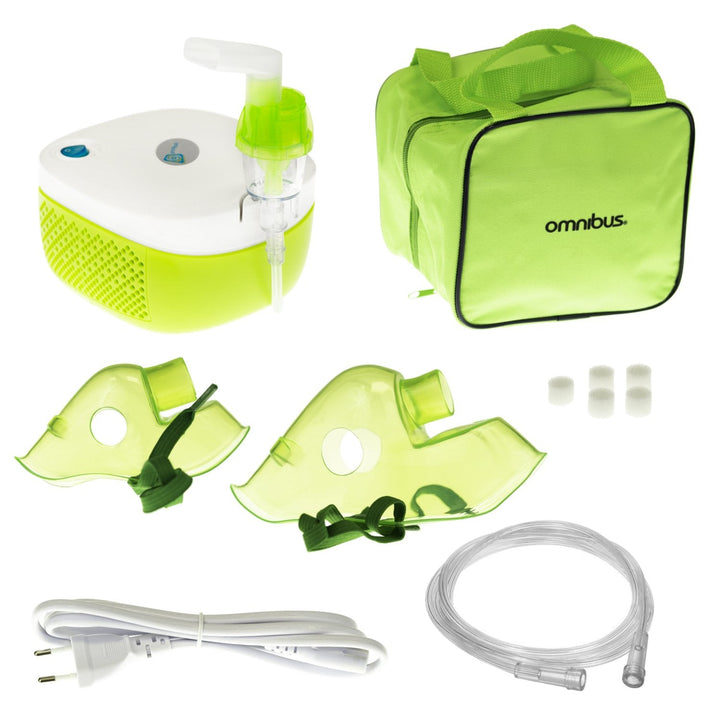 Omnibus Nubi BR-CN195 Electric Inhaler Inhaler Set for Children and Adults Nebulizer Inhalation Profiled mask for adults and children