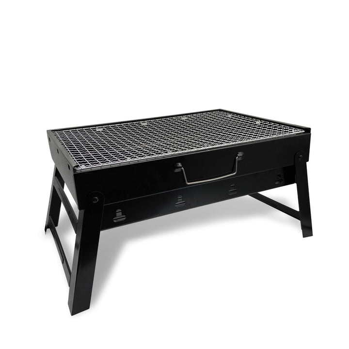 BBQ Grill Portable Folding Suitcase Charcoal Tourist Garden Camping
