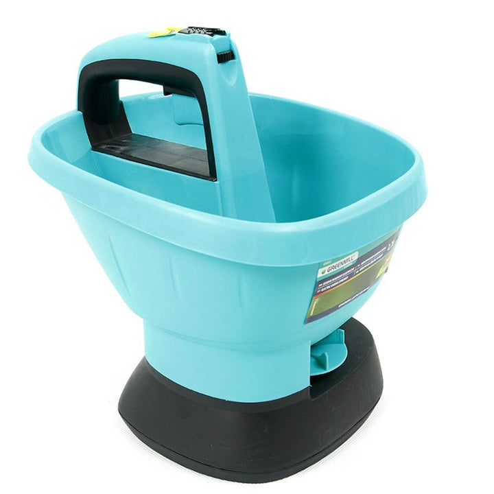 Greenmill GR0032 Manual Electric Seeder Planter Spreader Garden Grass Seed Dispenser Battery 2.7L
