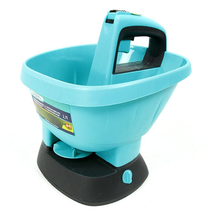Greenmill GR0032 Manual Electric Seeder Planter Spreader Garden Grass Seed Dispenser Battery 2.7L