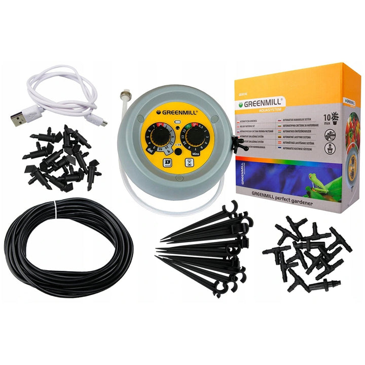 Greenmill GB3014C Automatic Watering Set Plant Garden Balcony Flower USB Outdoor Indoor