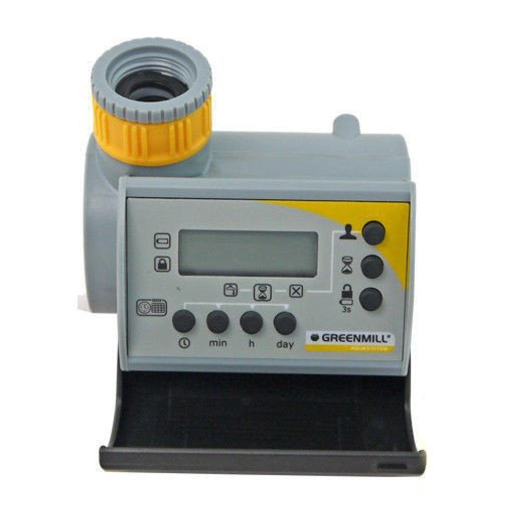 Greenmill GB6980C Irrigation Controller 1" & 3/4" 9V Sprinkler Tap Control Low Water Flow System Automatic