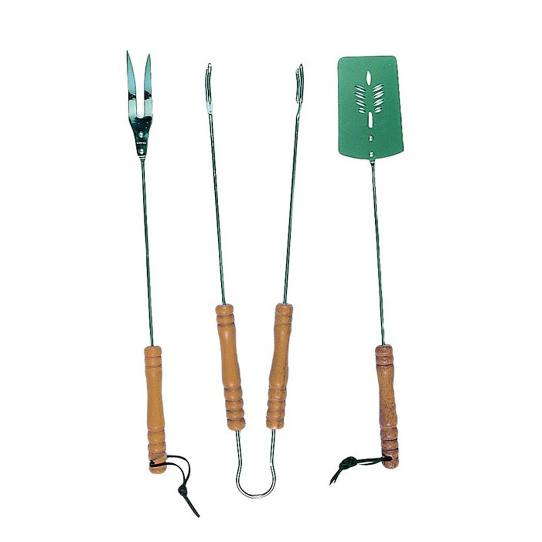 Master Grill MG103 Barbecue Tools 3 PCS Set Grill Spatula Tongs Meat Fork BBQ Accesories