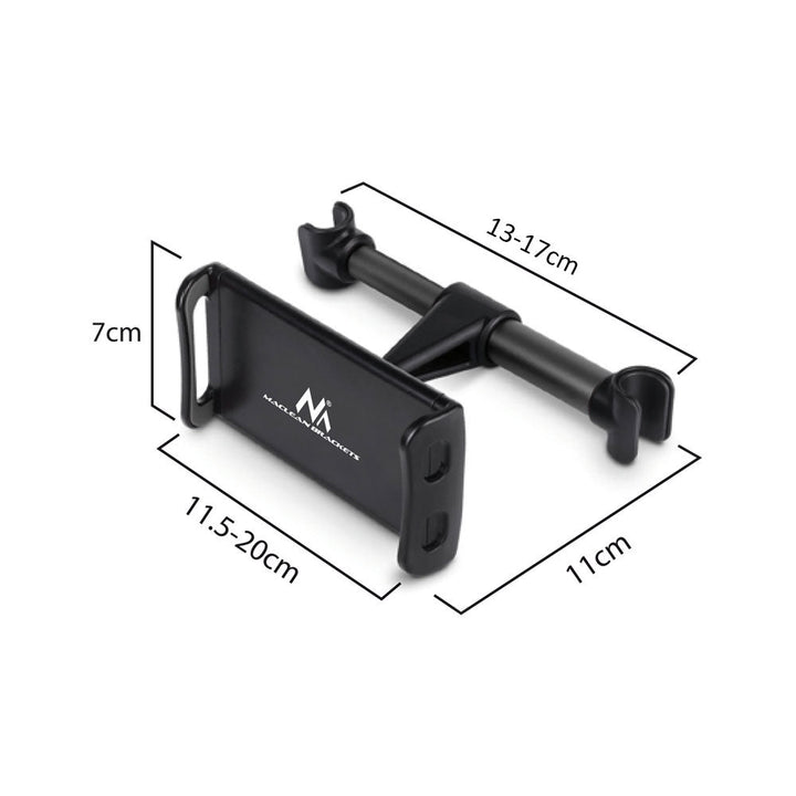 Maclean MC-894 Universal Phone Tablet Car Mount Headrest E-Book Reader Holder Telescopic Arm