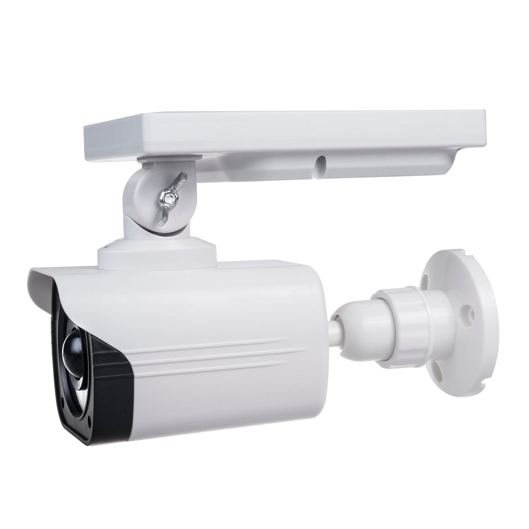 SOL1800S Solar Dummy CCTV Security Camera with LED Light Motion Sensor Red Diode