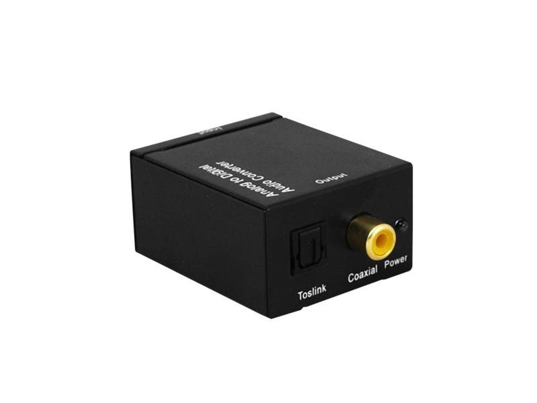 LAMEX LXHD118 Audio Converter Analog To Digital Coaxial Toslink S / PDIF 2 x RCA L / R Compact 5V / 1A DC