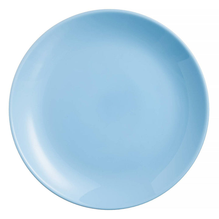 Luminarc Diwali Light Blue  Dining Set for 6 Dinner Tableware Tempered Glass