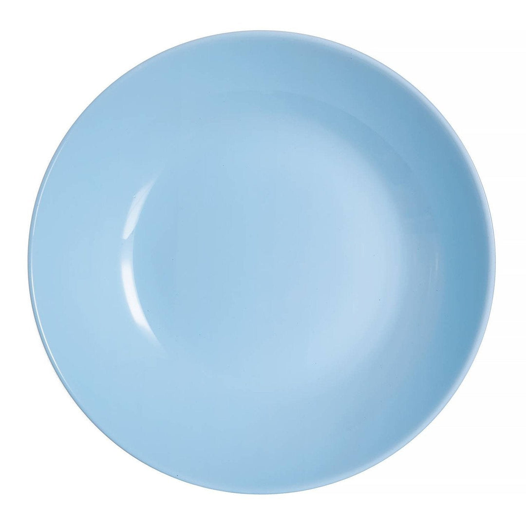 Luminarc Diwali Light Blue  Dining Set for 6 Dinner Tableware Tempered Glass