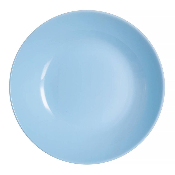 Luminarc Diwali Light Blue  Dining Set for 6 Dinner Tableware Tempered Glass