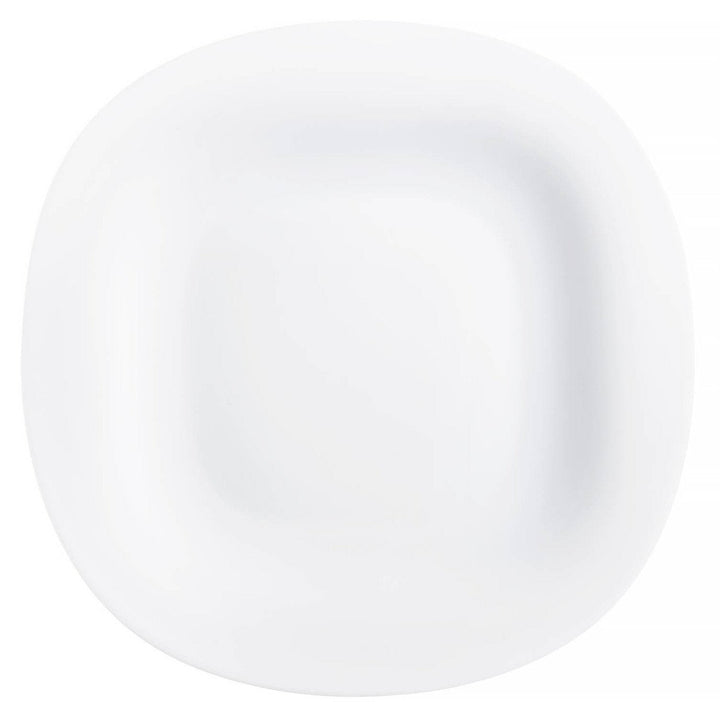 Luminarc Carine Neo White 18-Piece Dining Set 6x Dinner Plate, 6x Soup Plate, 6x Dessert Plate Rounded Square