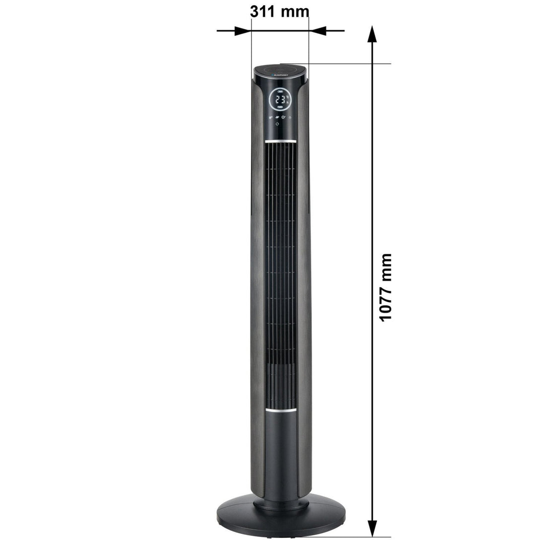 Blaupunkt AFT801 - 45W Tower Fan with Timer 45W Power with Display, Timer & Oscillation Function