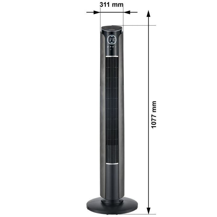 Blaupunkt AFT801 - 45W Tower Fan with Timer 45W Power with Display, Timer & Oscillation Function