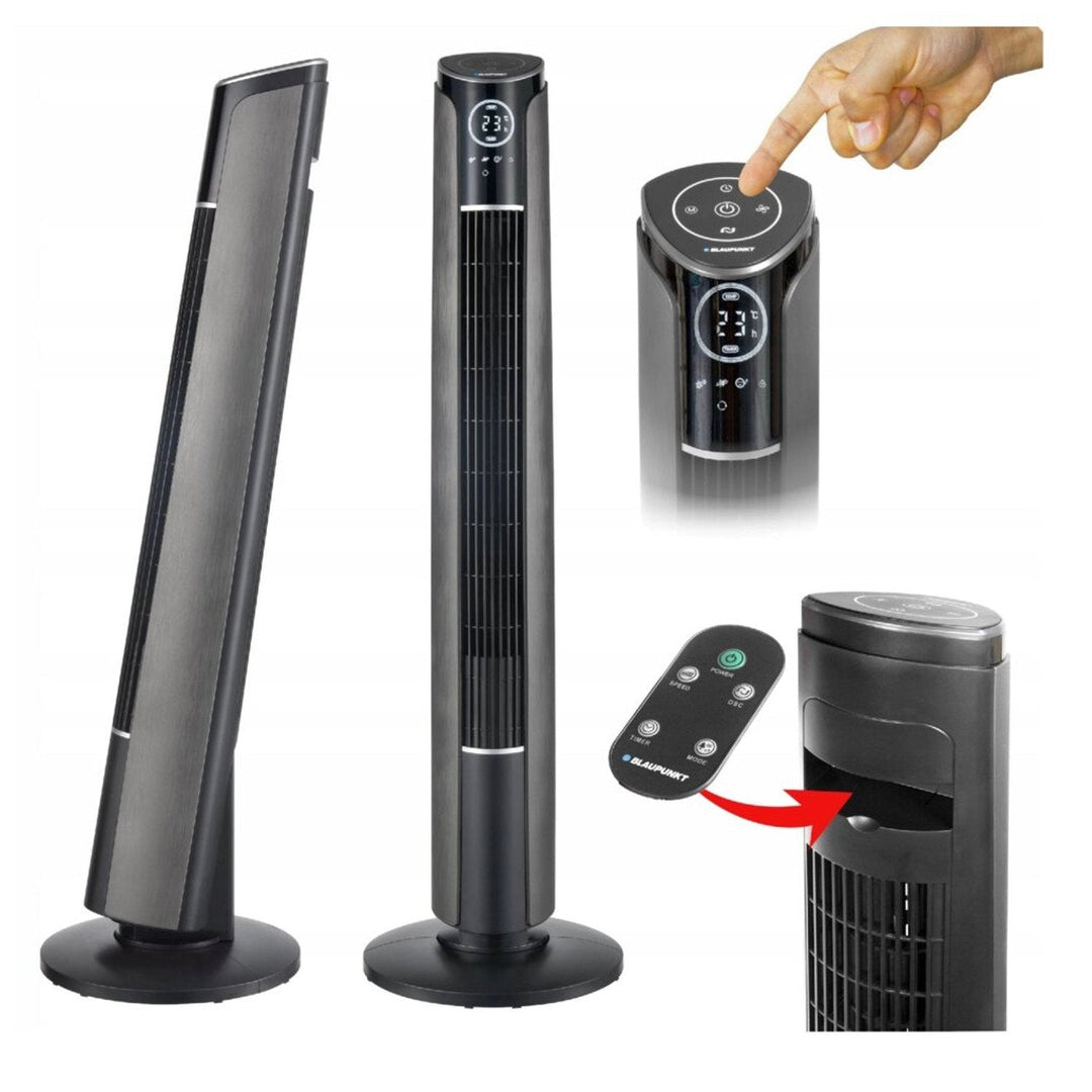Blaupunkt AFT801 - 45W Tower Fan with Timer 45W Power with Display, Timer & Oscillation Function