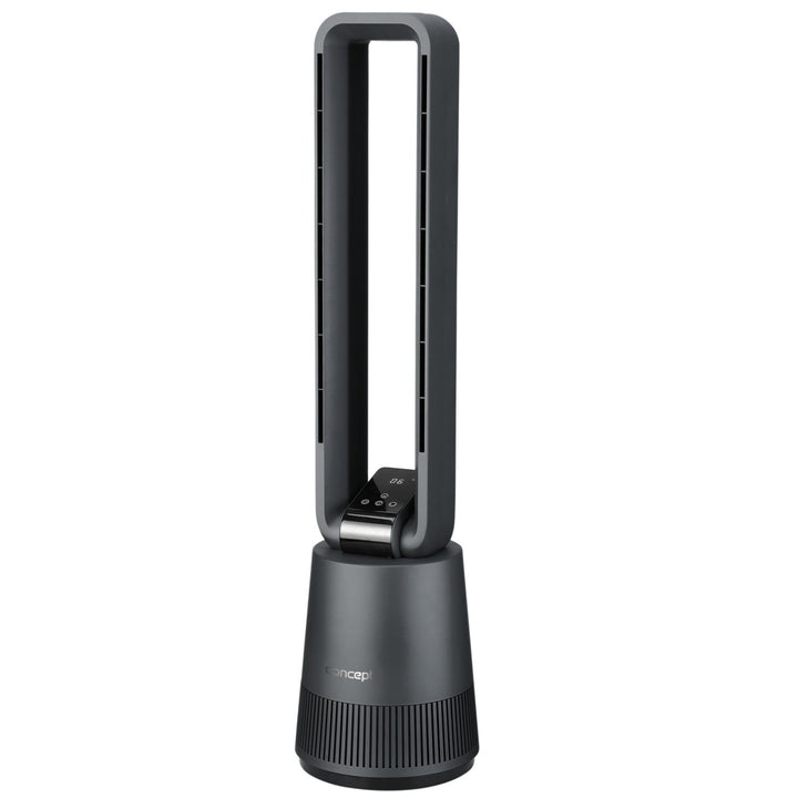 Concept VS5140 Bladeless Tower Fan with Remote Control 38" 50W Quiet Timer LED Digital