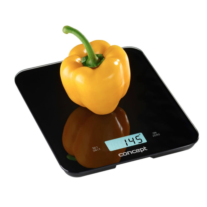 CONCEPT VK5712 Kitchen Scale Digital LCD Weigh Clock Timer Automatic Durable g / kg / oz / lb