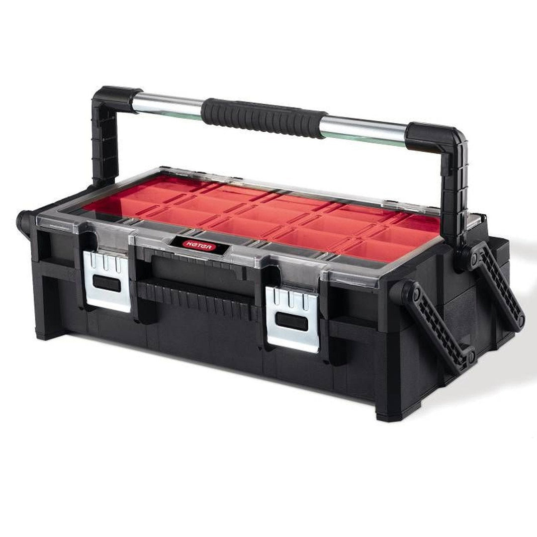 Keter Tool Box Organizer Assortment Box Pro Series Cantilever 22"