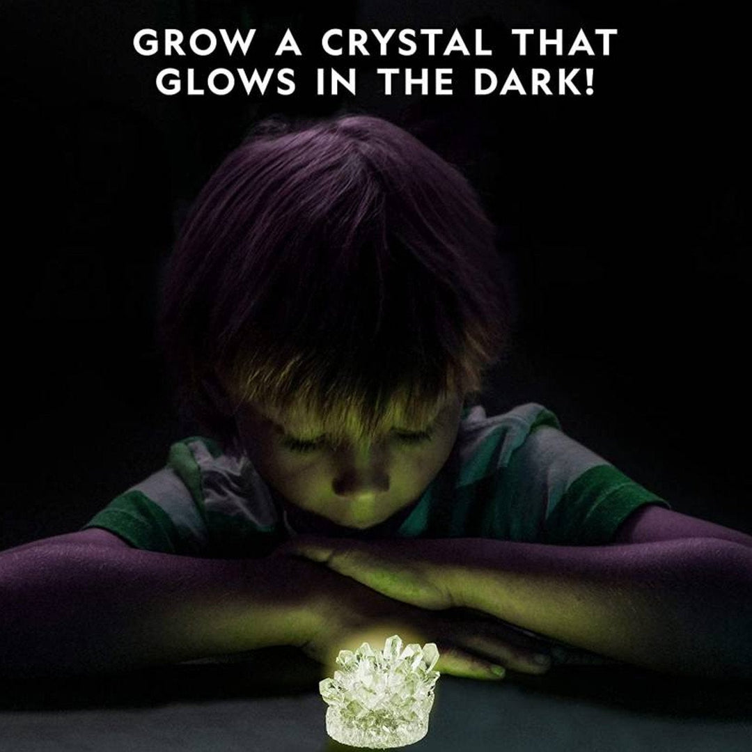National Geographic - Glow in the Dark Crystal Growing Lab Kit - Grow Amazing Crystals at Home