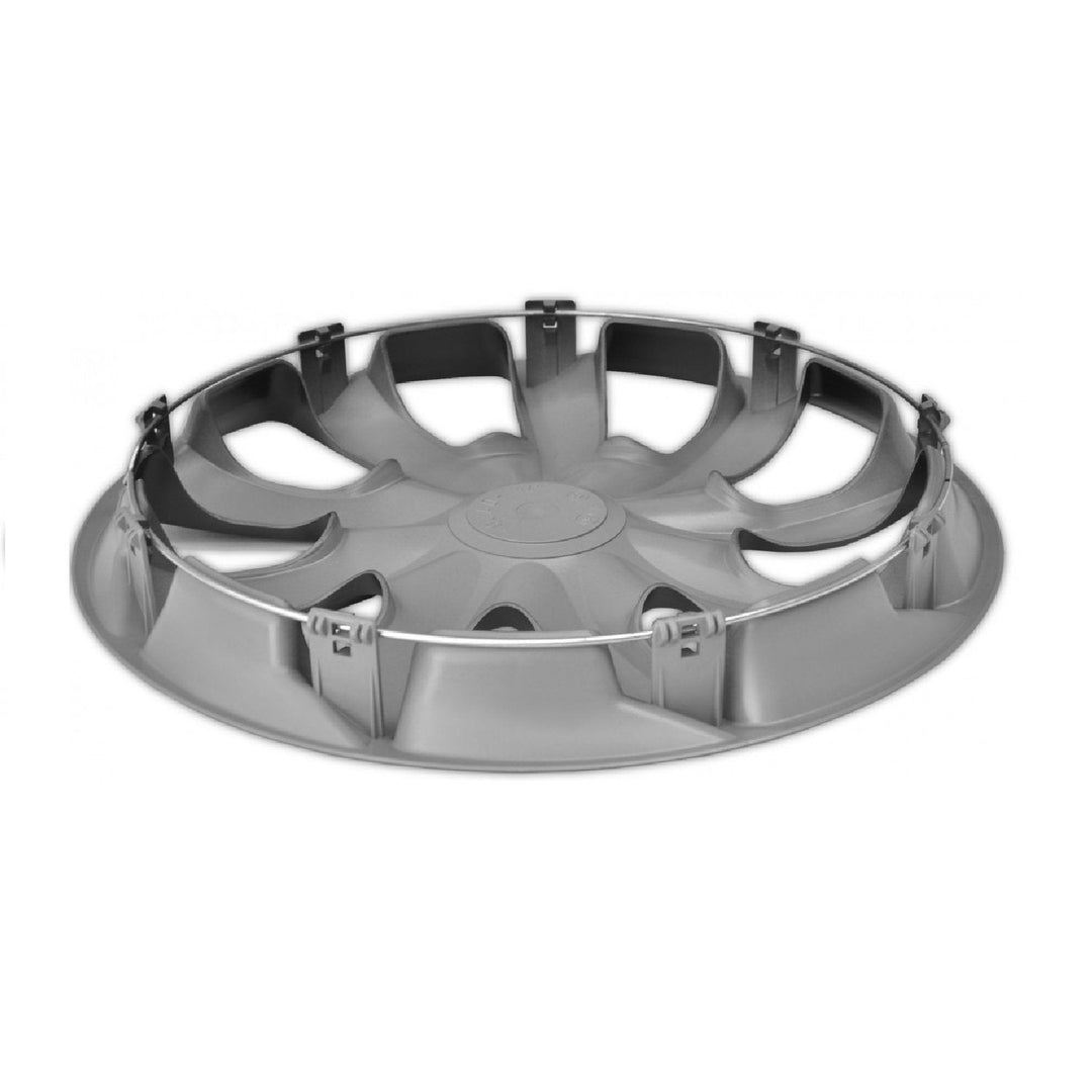 Universal hubcaps 16" Draco silver press-on 4 pieces