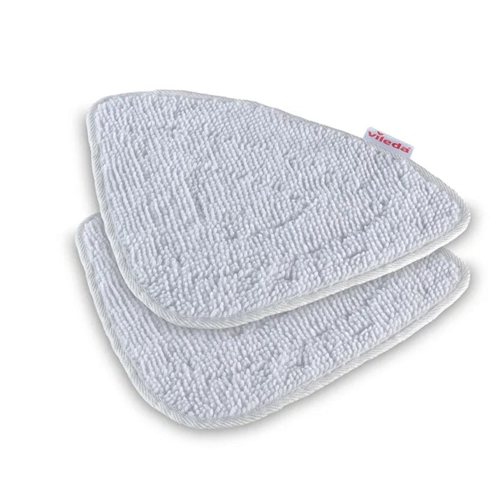 Vileda 168917 Steam Plus 3.0 Electric Steam Mop with 2x Microfibre Replacement Pads, Carpet Cleaning (EU plug)