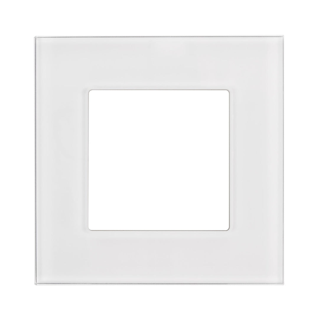Glass frame Maclean, single, white, 86x86mm, MCE730W