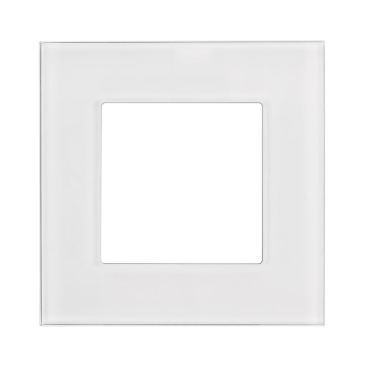 Glass frame Maclean, single, white, 86x86mm, MCE730W