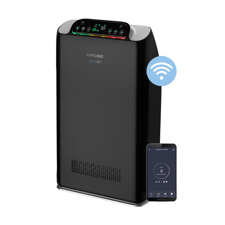 CONCEPT CA2000 Air Purifier Smart Perfect 3 Speeds Quiet Light Mobile App Remote Control Timer