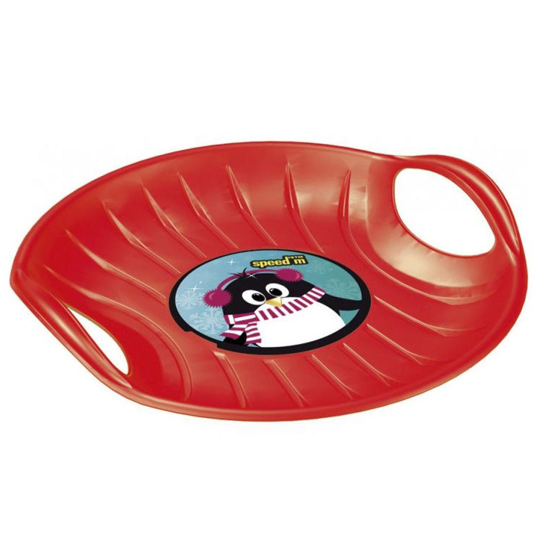 Kids Round Slide Plastic Snow Sledge Large Super Spin Adults Winter Fun