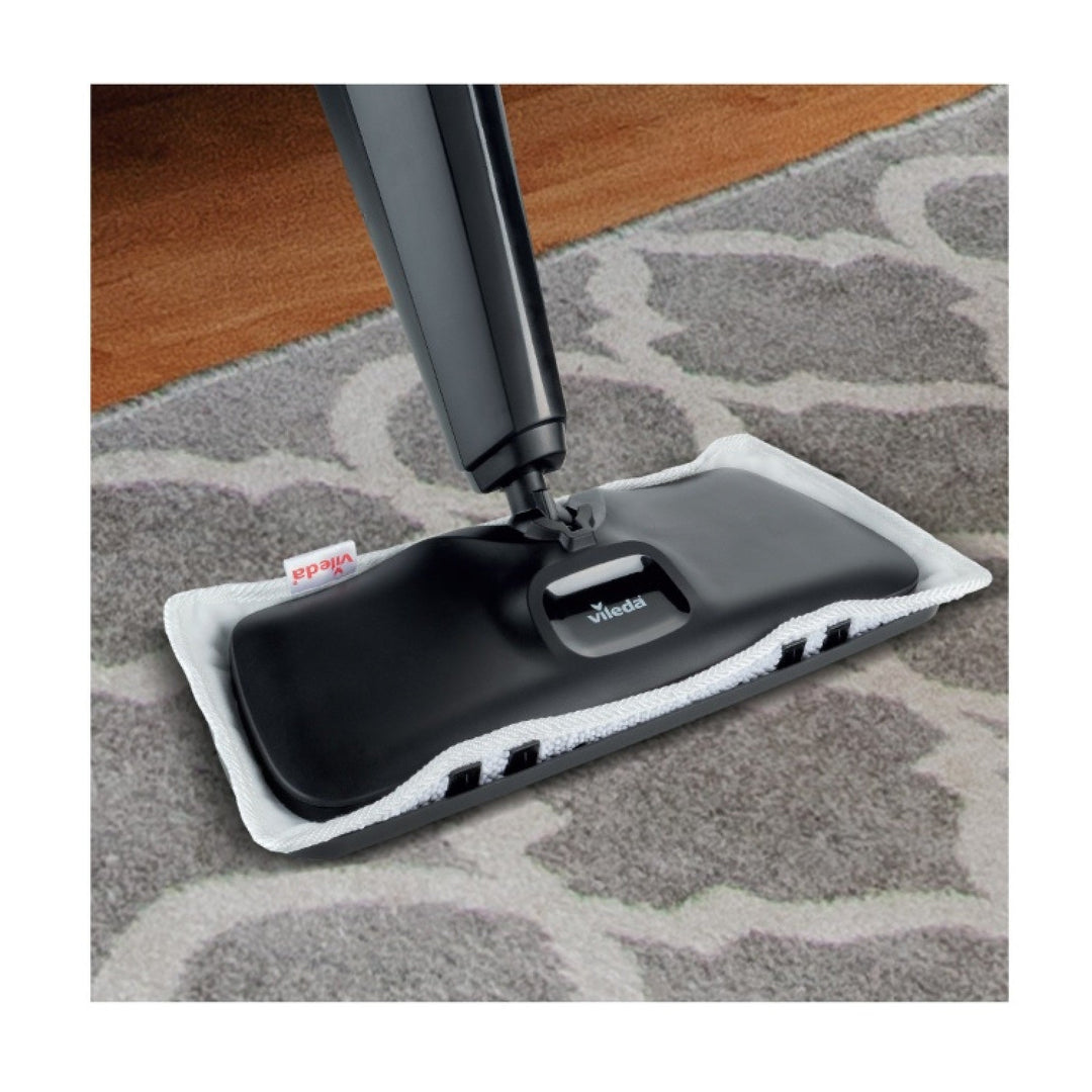 VILEDA 168935 Vileda Steam Mop Steam XXL Set 3.0 Folding Carpet Cleaning Pad Rotating Washable (EU PLUG)