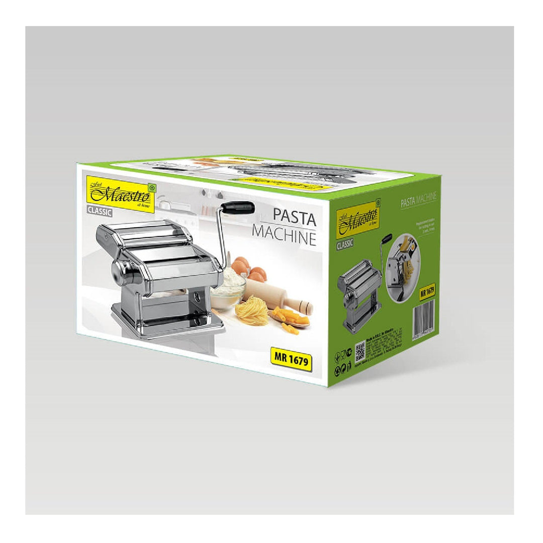 MAESTRO MR1679 Pasta Maker Machine Dough Roller Tagliolini Ravioli Spaghetti Cutter