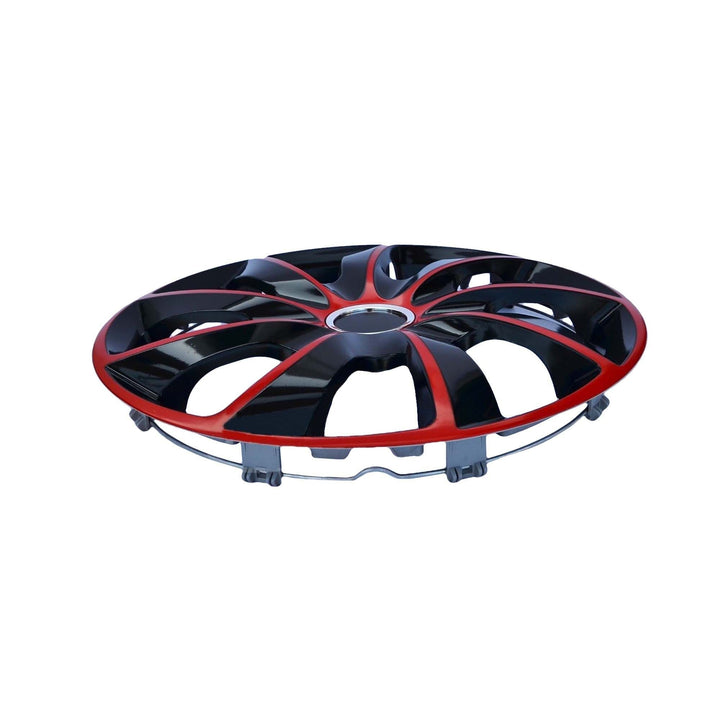 Hubcaps 17'' NRM EXTRA STIG RED BLACK red-black 4 pieces