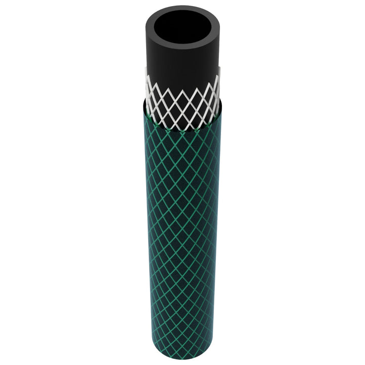 3 Ply Water Hose Garden Hose Garden Watering Flexible Flexible Hose Polyester Cross Braid UV Resistant 25 Bar 1/2" 15m