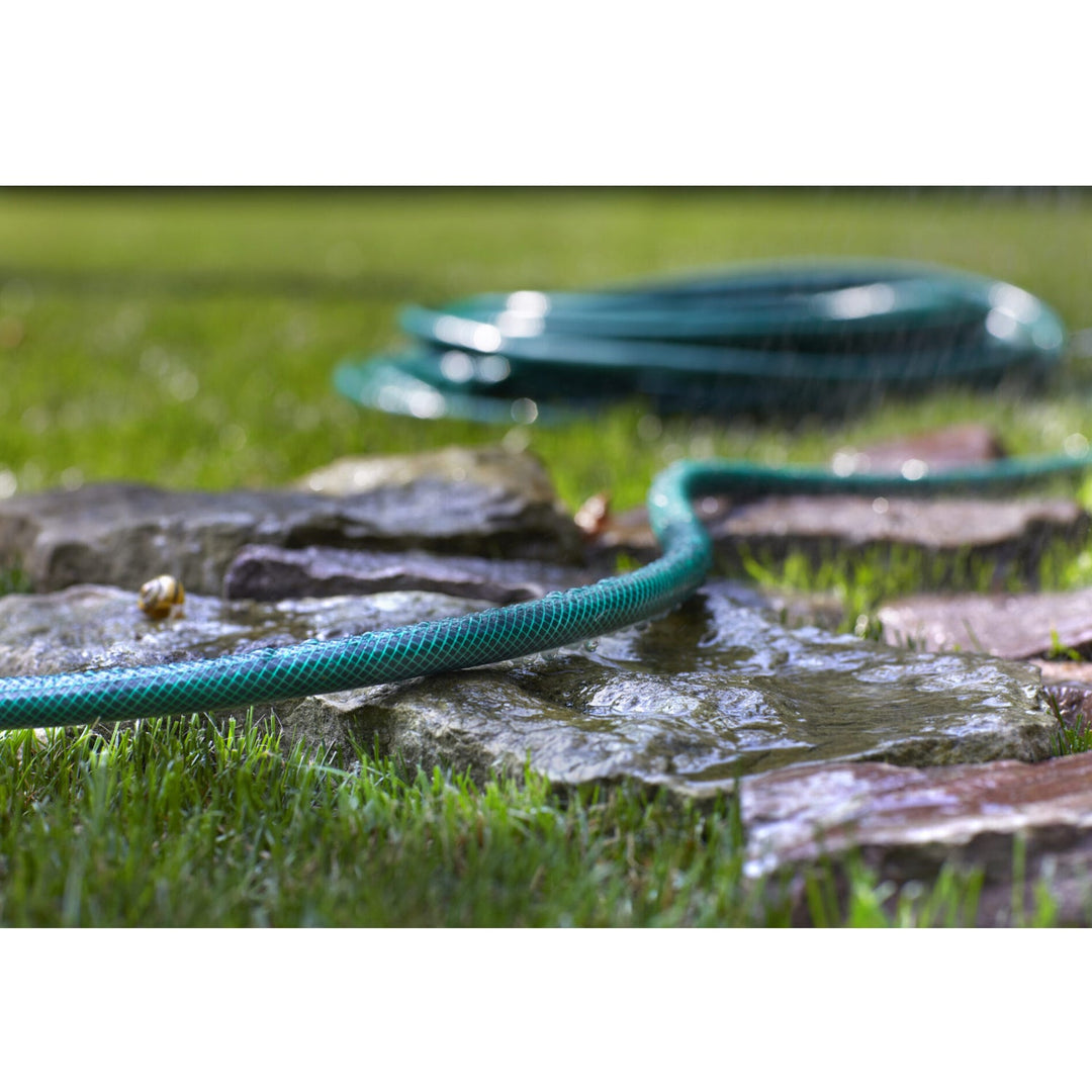 3 Ply Water Hose Garden Hose Garden Watering Flexible Flexible Hose Polyester Cross Braid UV Resistant 25 Bar 1/2" 15m
