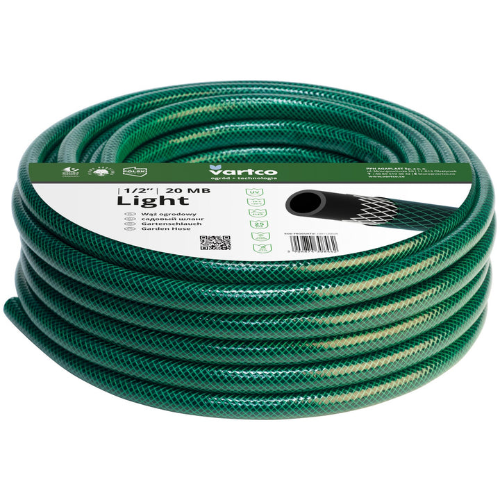 3 Ply Water Hose Garden Hose Garden Watering Flexible Flexible Hose Polyester Cross Braid UV Resistant 25 Bar 1/2" 15m
