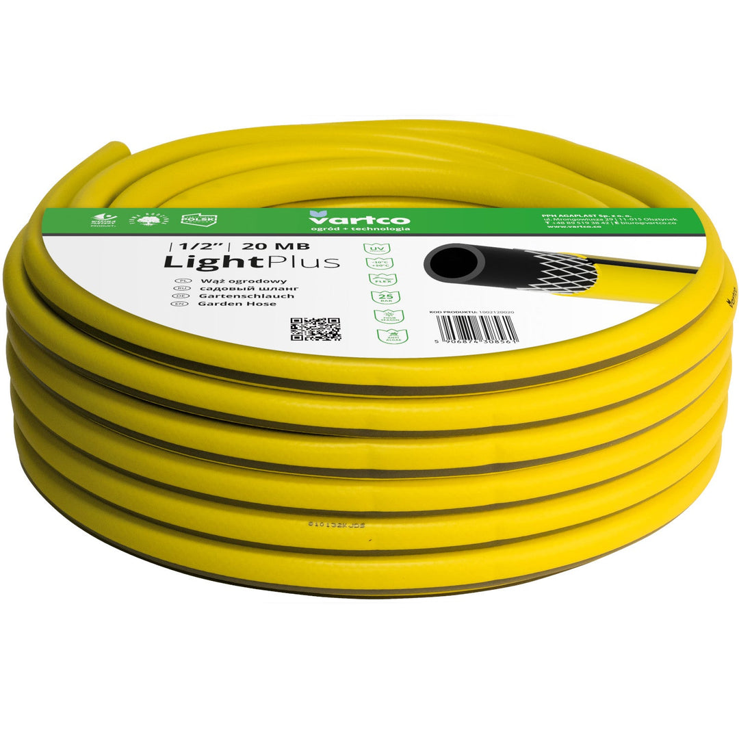 Vartco Light Plus 1/2" garden hose 20m 3-layer