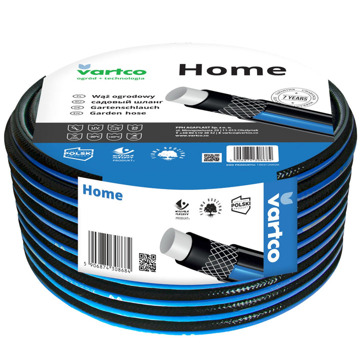Vartco Home 3/4" flexible garden hose 20m 4 layers