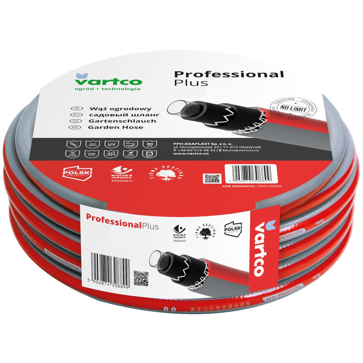 6 Layer Water Hose Anti Twist Garden Hose Garden Watering Flexible Flexible Hose UV Resistant 30 Bar 3/4" 30m