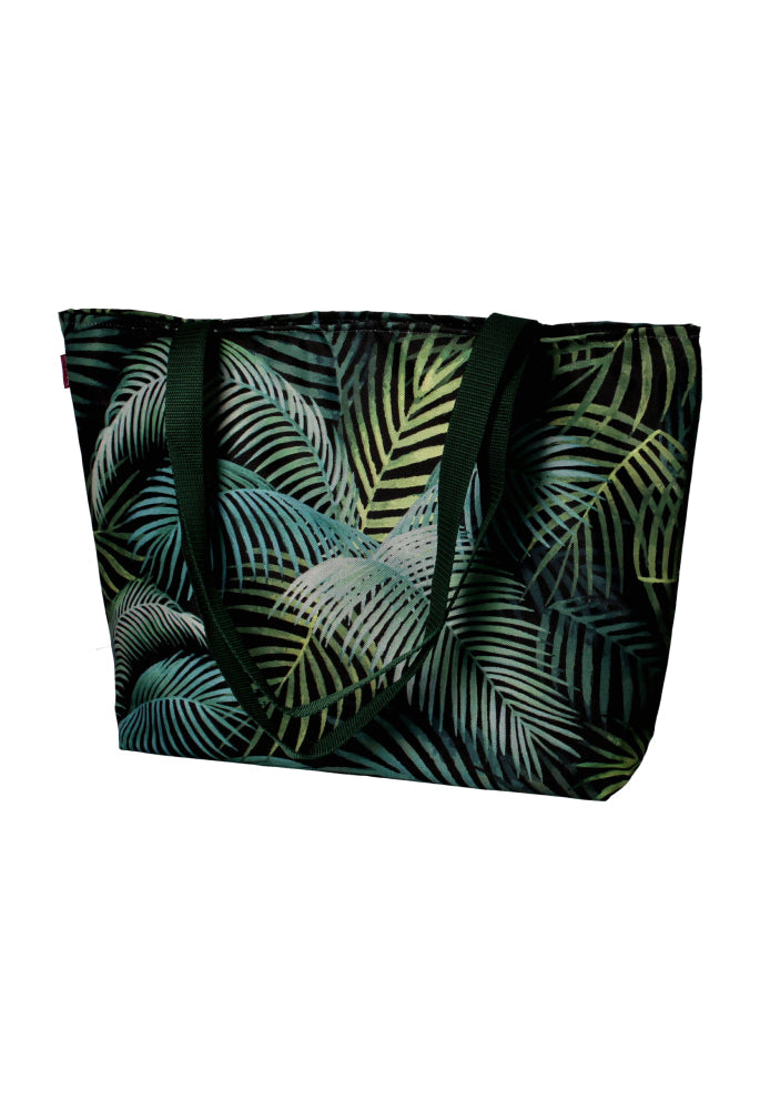 Bertoni shoulder bag, zipper, weather-resistant, durable print, Mallorca design