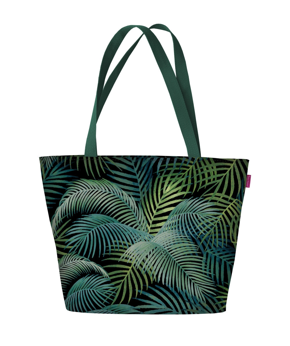Bertoni shoulder bag, zipper, weather-resistant, durable print, Mallorca design