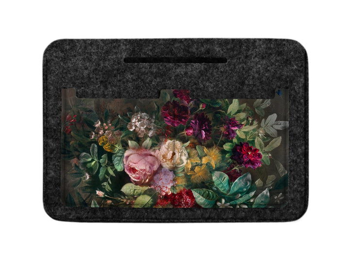 Premium Felt Handbag Organizer, Durable Print, Bouquet Design