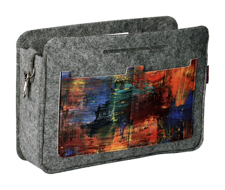 Premium Felt Handbag Organizer, Durable Print, Caracas Pattern