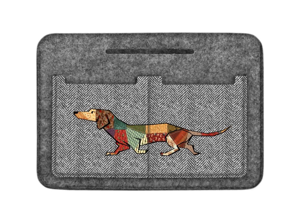 Premium Felt Handbag Organizer, Durable Print, Joker Design