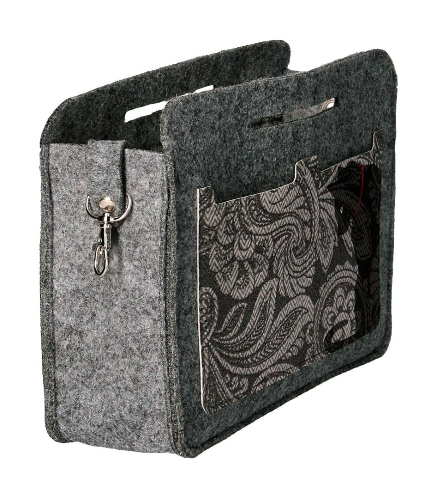 Premium Felt Handbag Organizer, Durable Print, Kleks Design
