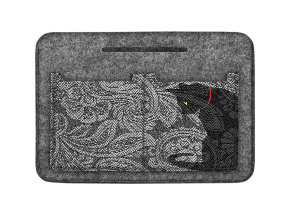 Premium Felt Handbag Organizer, Durable Print, Kleks Design