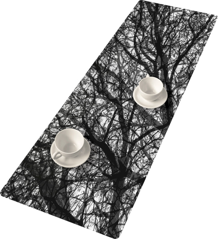 Bertoni table runner, eco-friendly felt, dimensions 95x33cm, Serenity print pattern